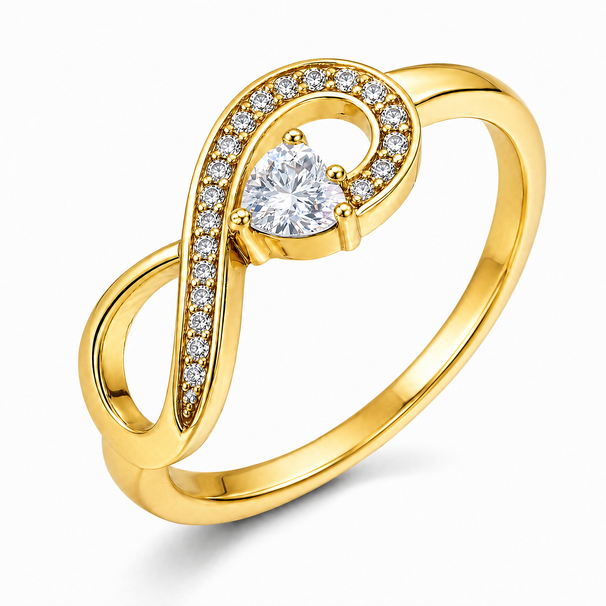 Auréa Infinity Heart Ring