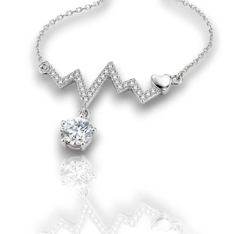 18K White Gold Vermeil