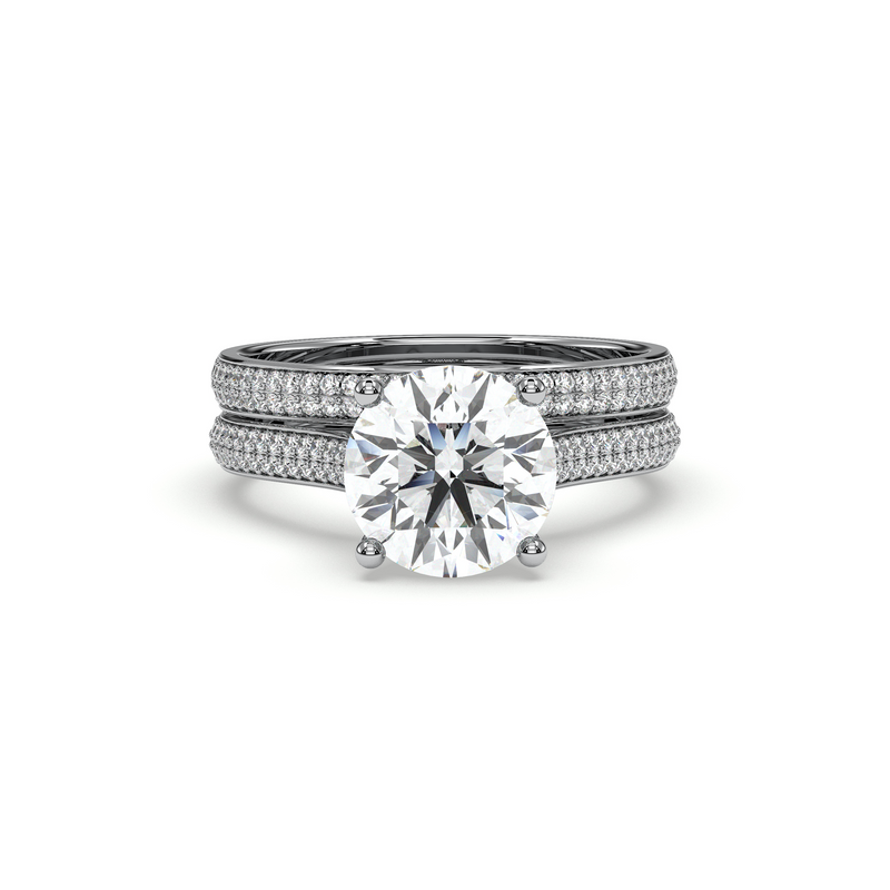 18K White Gold Vermeil
