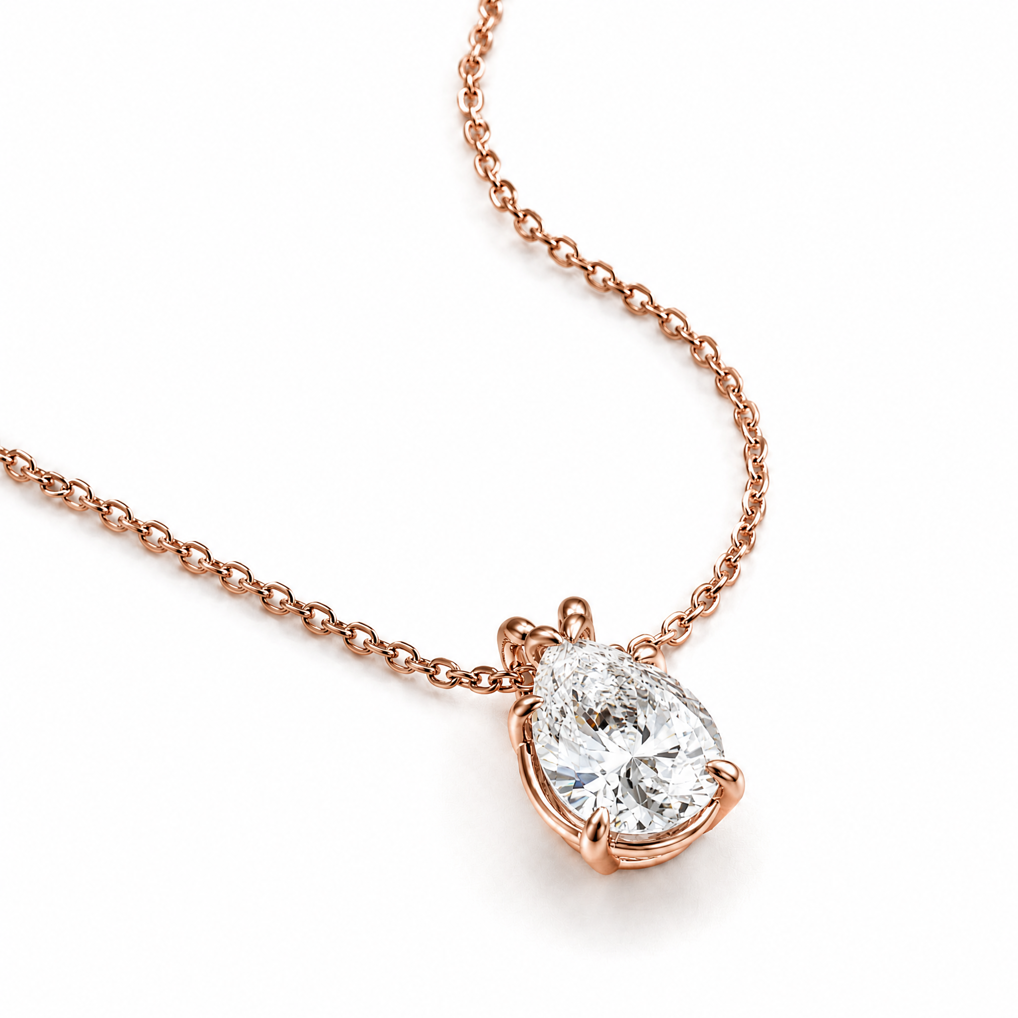 Celestia Pear Necklace