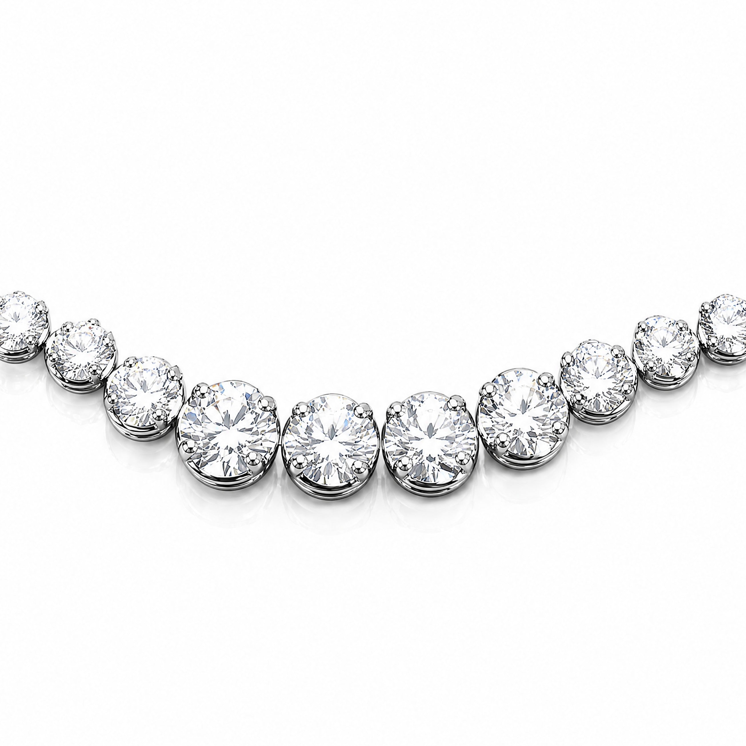 18K White Gold Vermeil