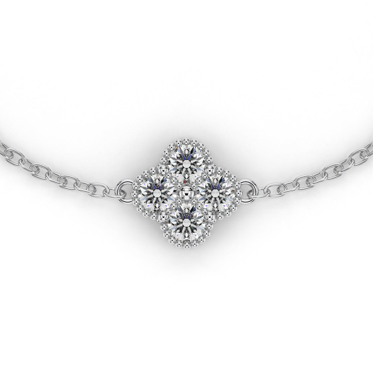18K White Gold Vermeil