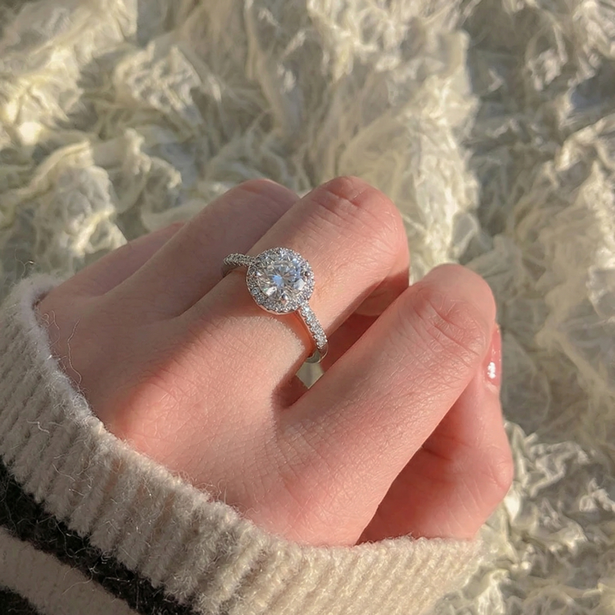 Étoile Blanche Ring
