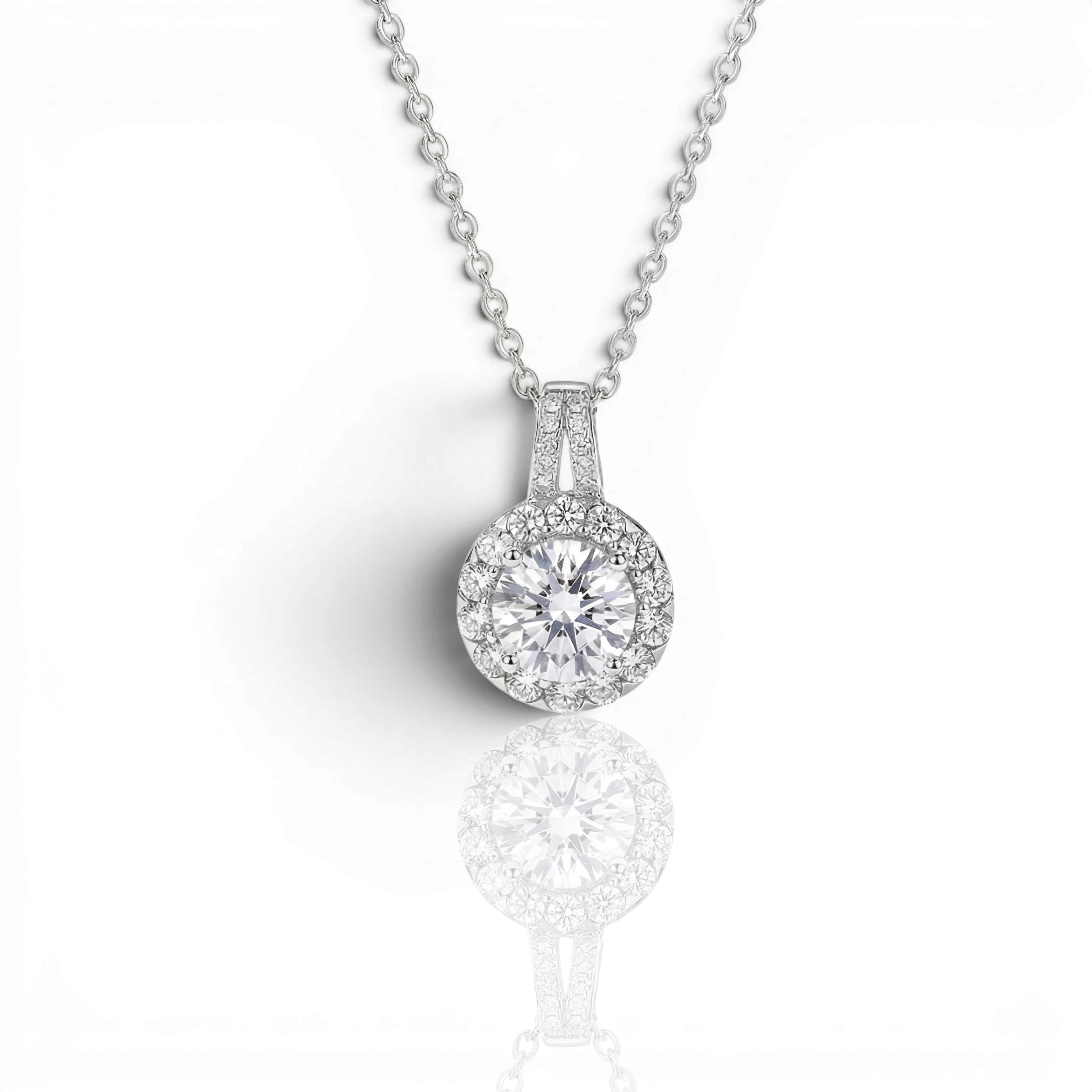18K White Gold Vermeil