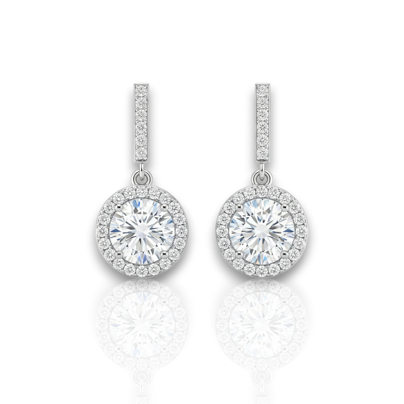 18K White Gold Vermeil
