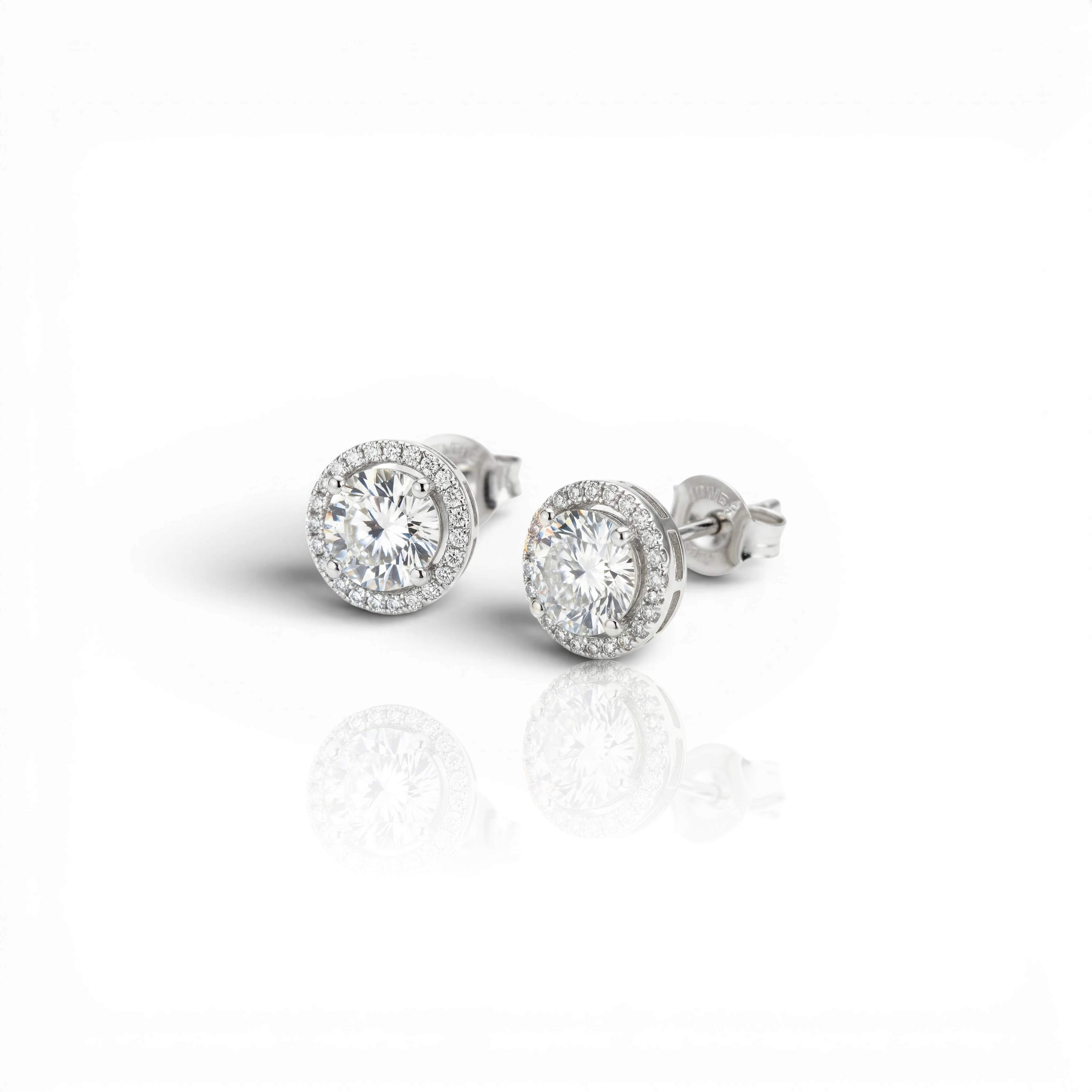 18K White Gold Vermeil