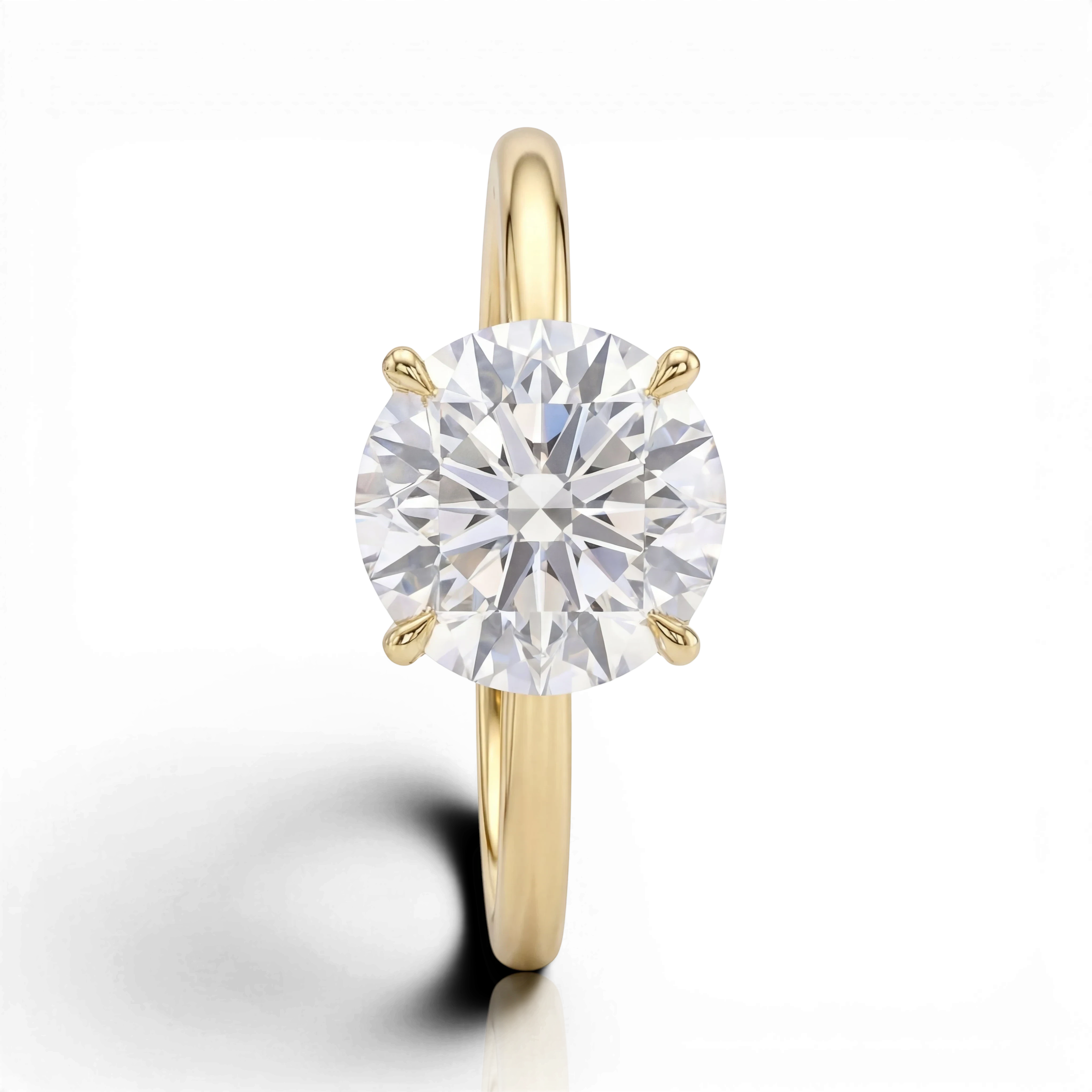 18K Yellow Gold Vermeil / 3.00 CARAT