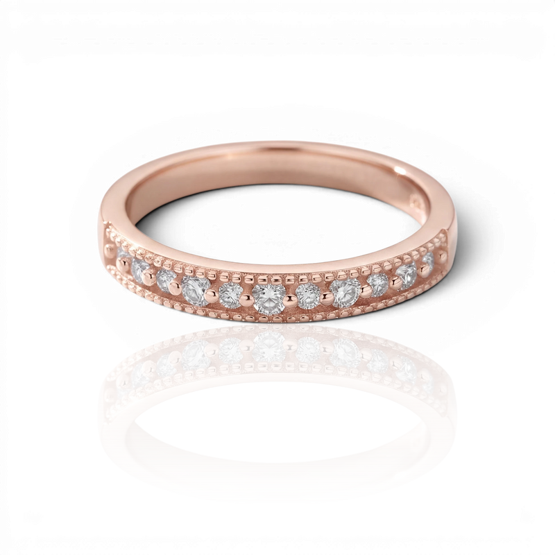 18K Rose Gold Vermeil