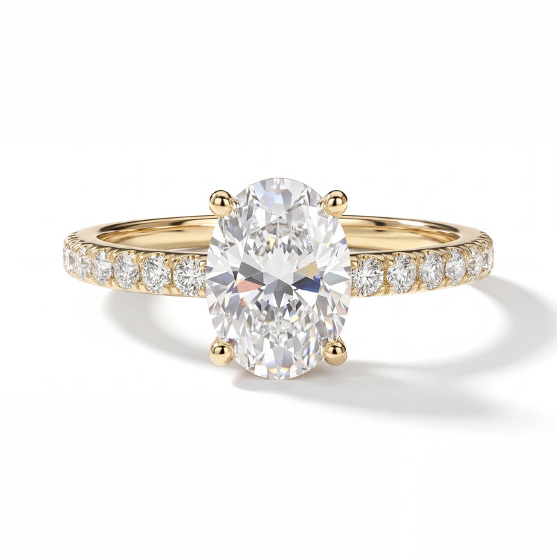 Ovale Discrète Ring