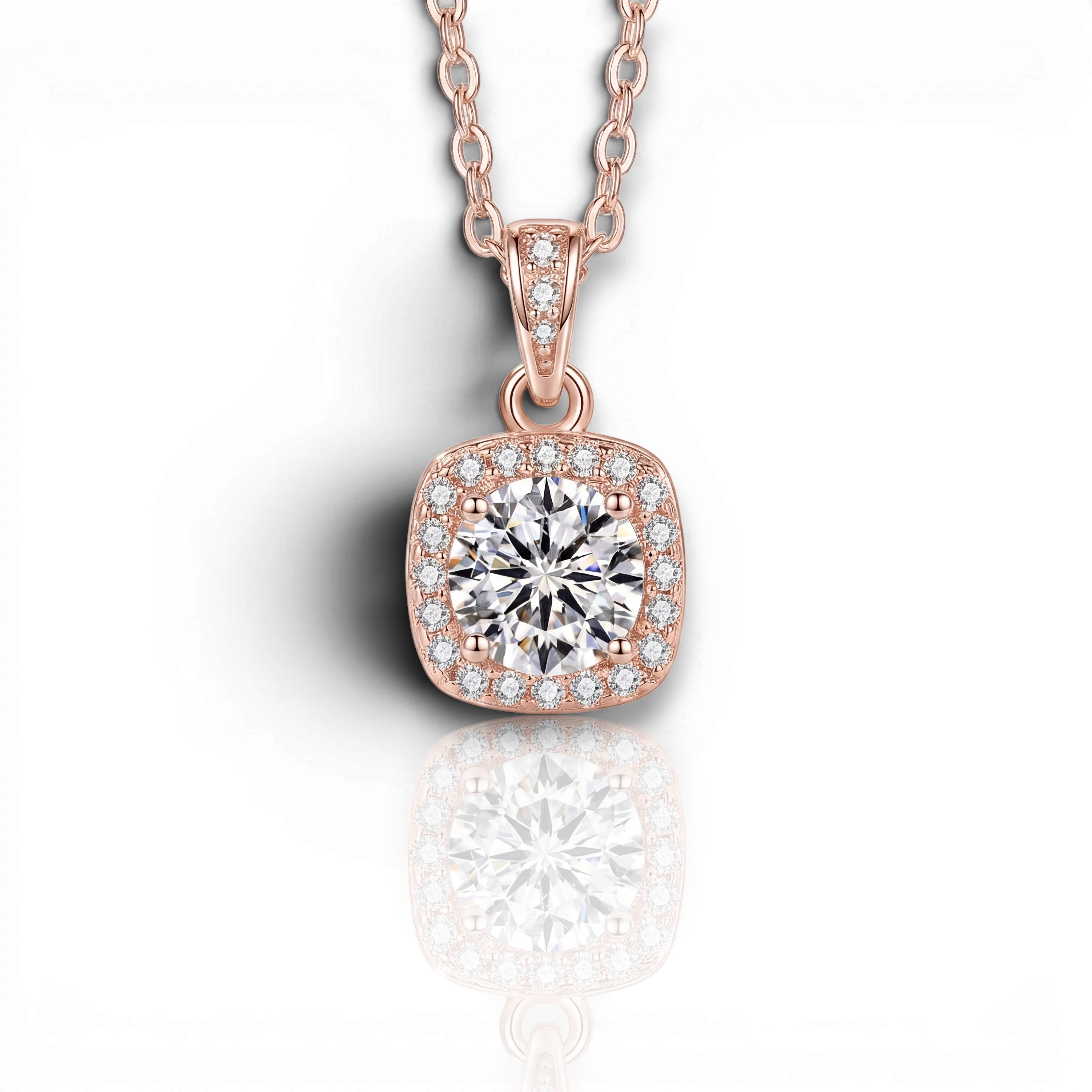 18K Rose Gold Vermeil / 1.00 CARAT