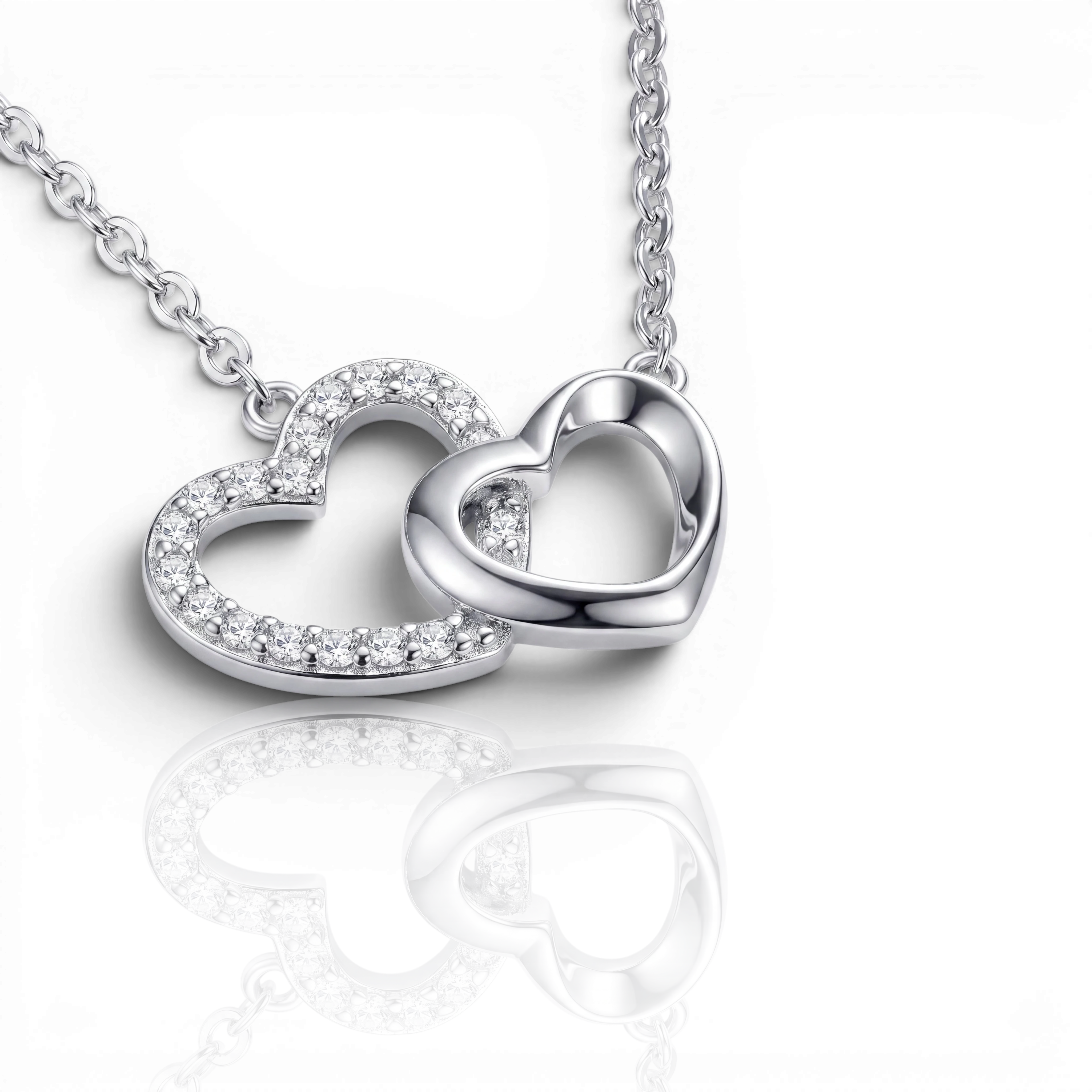 18K White Gold Vermeil