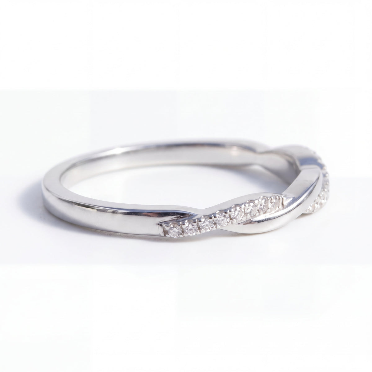 18K White Gold Vermeil