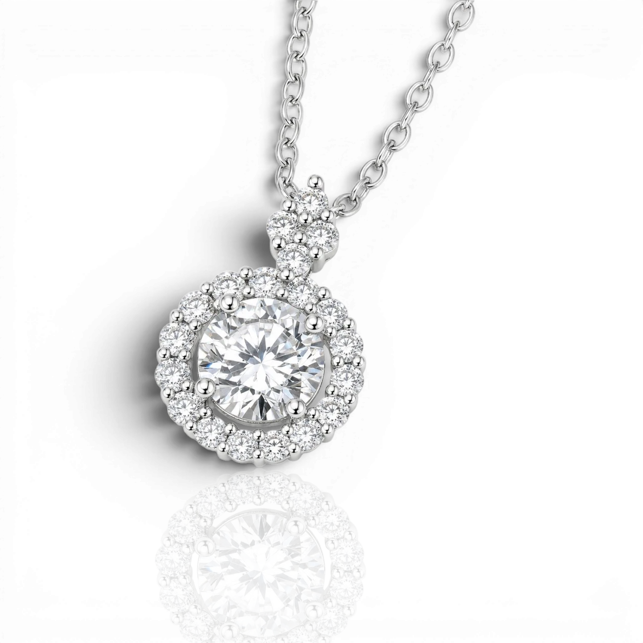 18K White Gold Vermeil