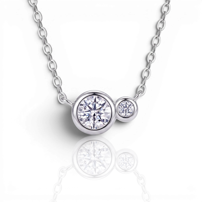 18K White Gold Vermeil