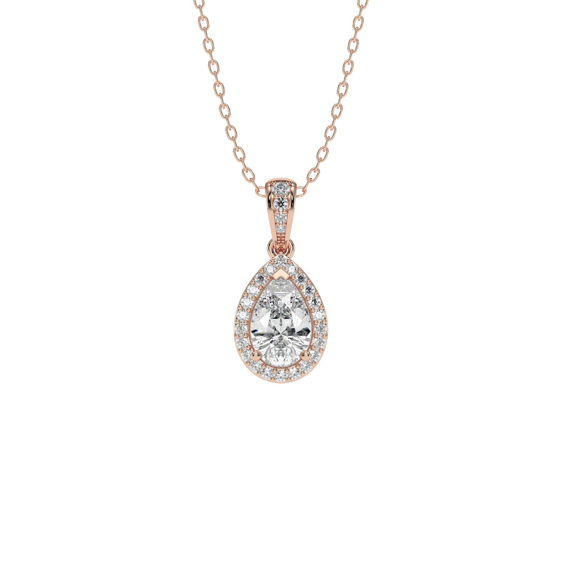 18K Rose Gold Vermeil / 1.00 CARAT