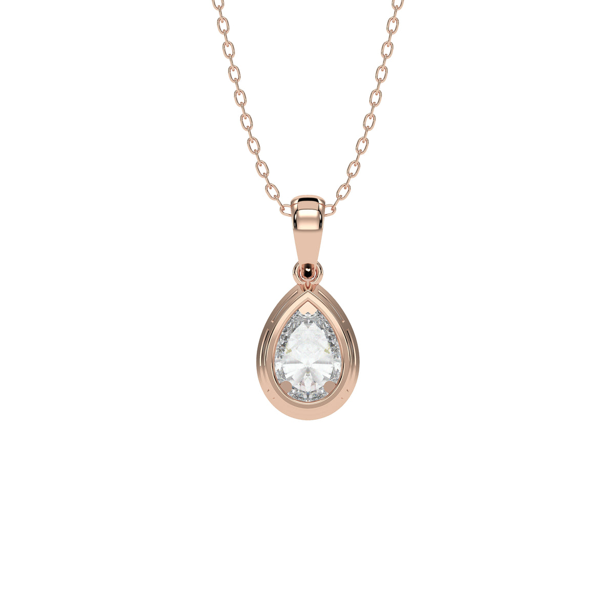 18K Rose Gold Vermeil / 1.00 CARAT