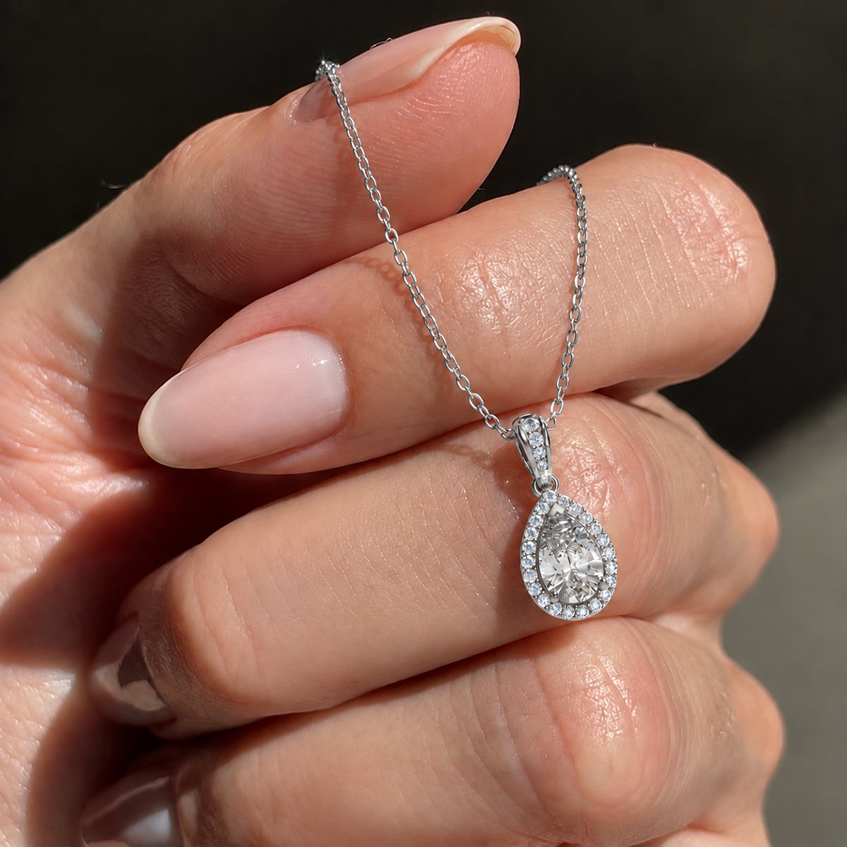 18K White Gold Vermeil / 1.00 CARAT