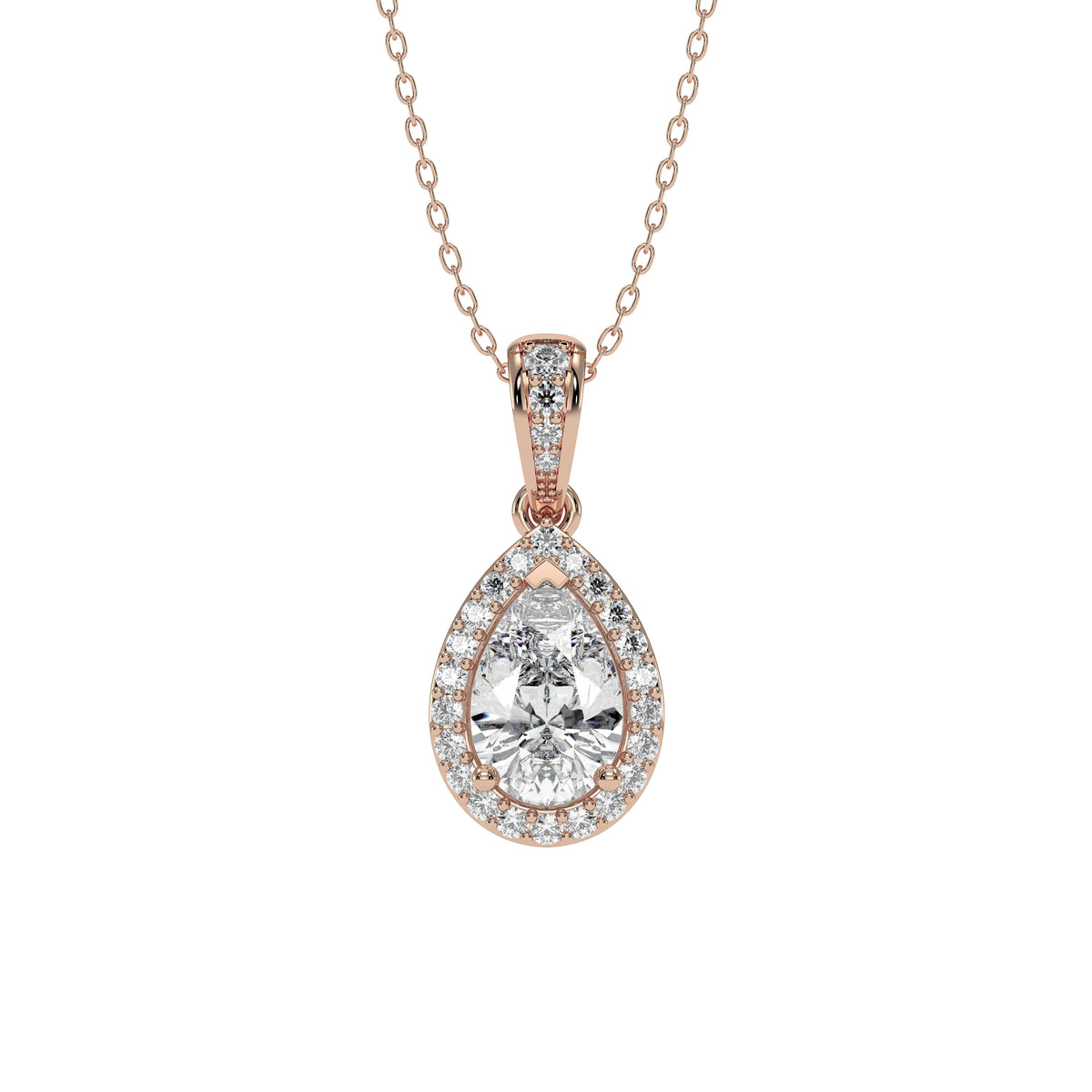 18K Rose Gold Vermeil / 2.00 CARAT