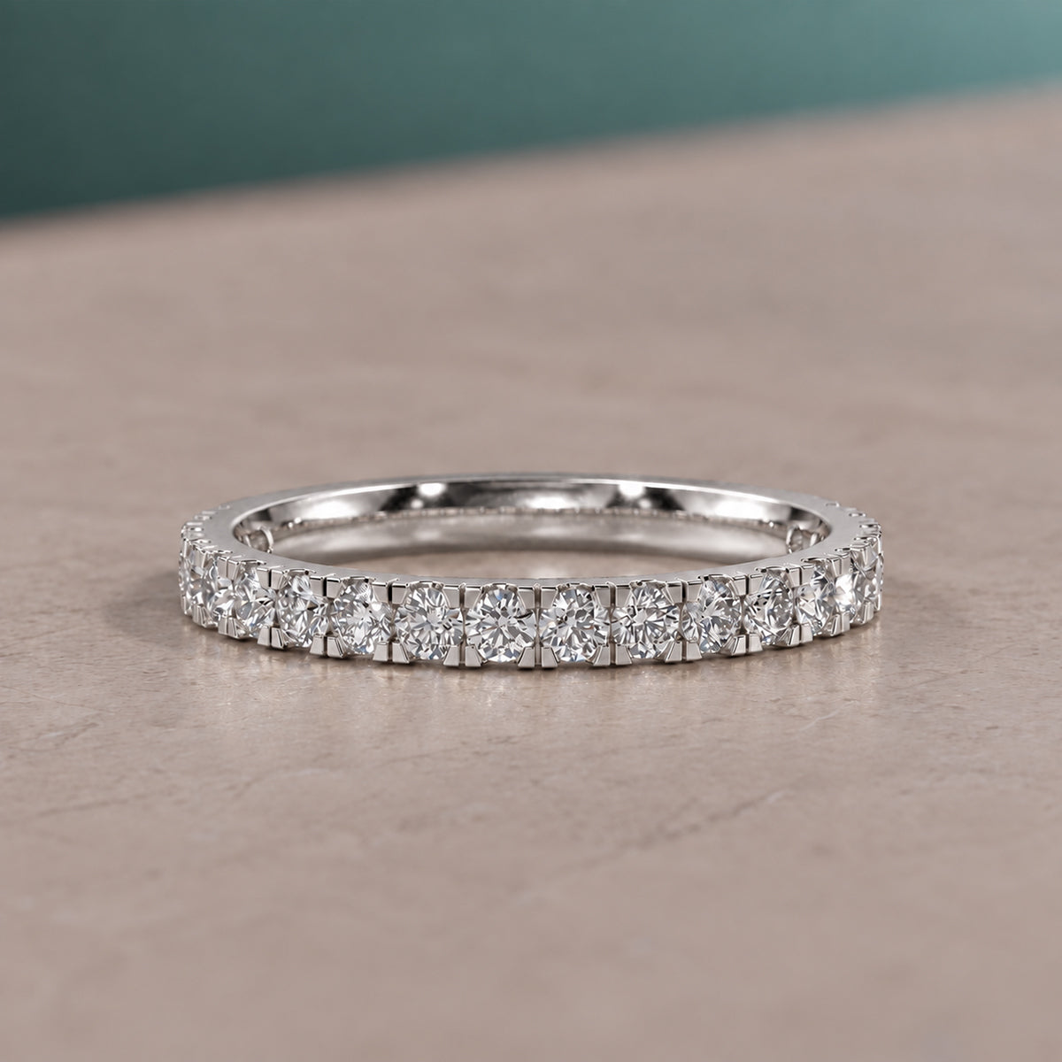 18K White Gold Vermeil