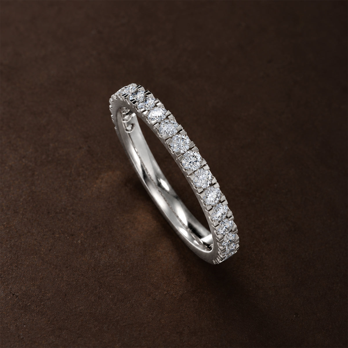 18K White Gold Vermeil
