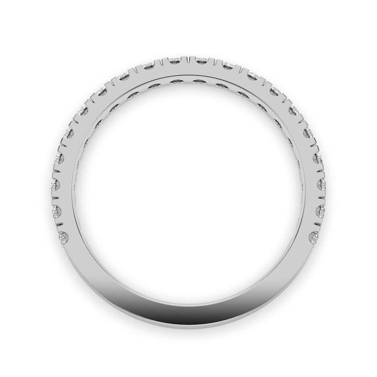 18K White Gold Vermeil