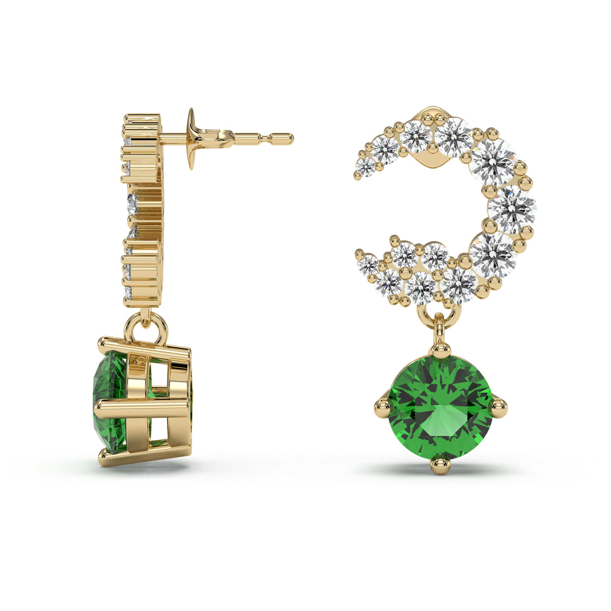 18K Yellow Gold Vermeil / 1.00 CARAT