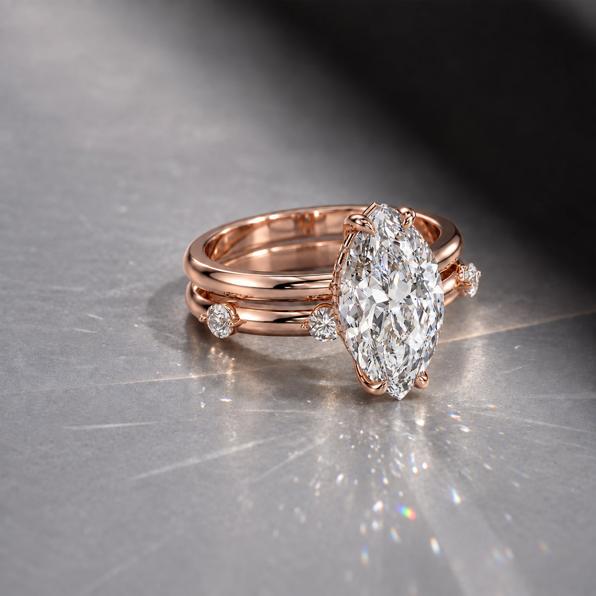 18K Rose Gold Vermeil