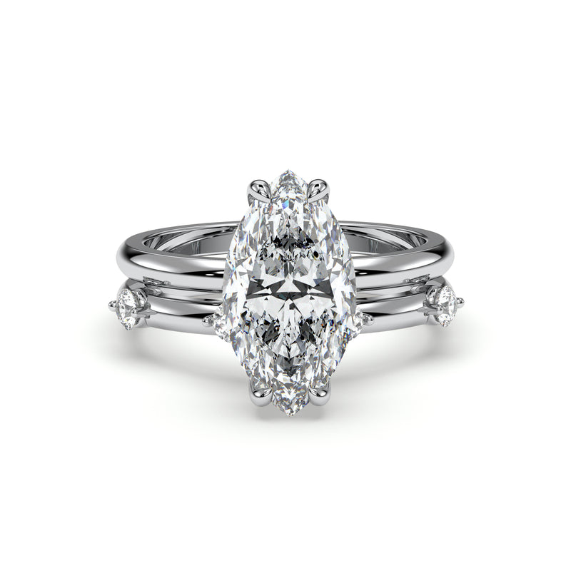 18K White Gold Vermeil