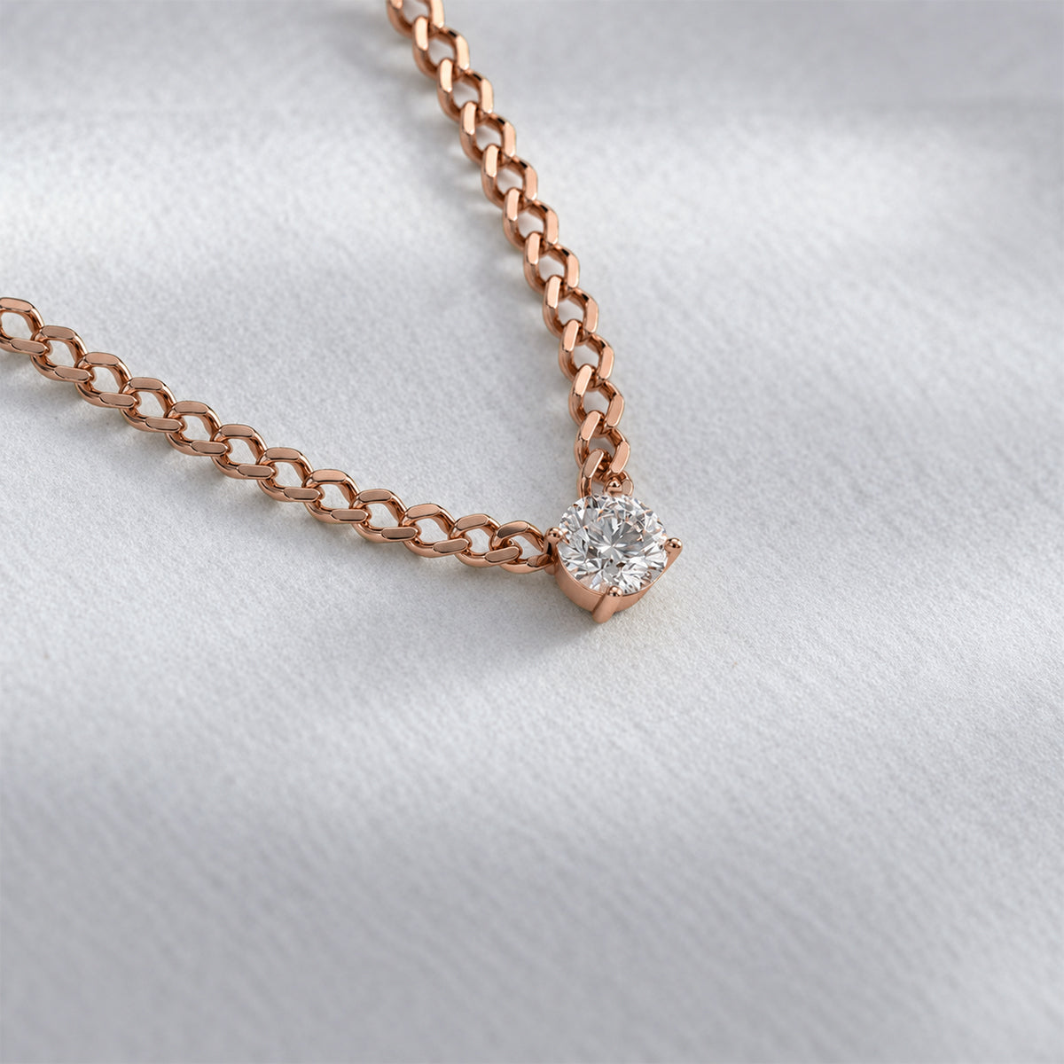 18K Rose Gold Vermeil / 1 CARAT