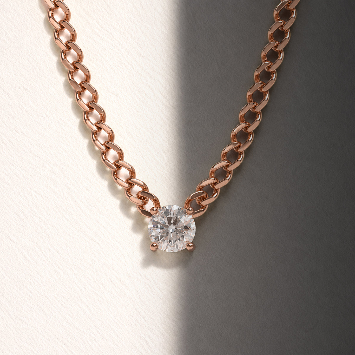 18K Rose Gold Vermeil / 1 CARAT