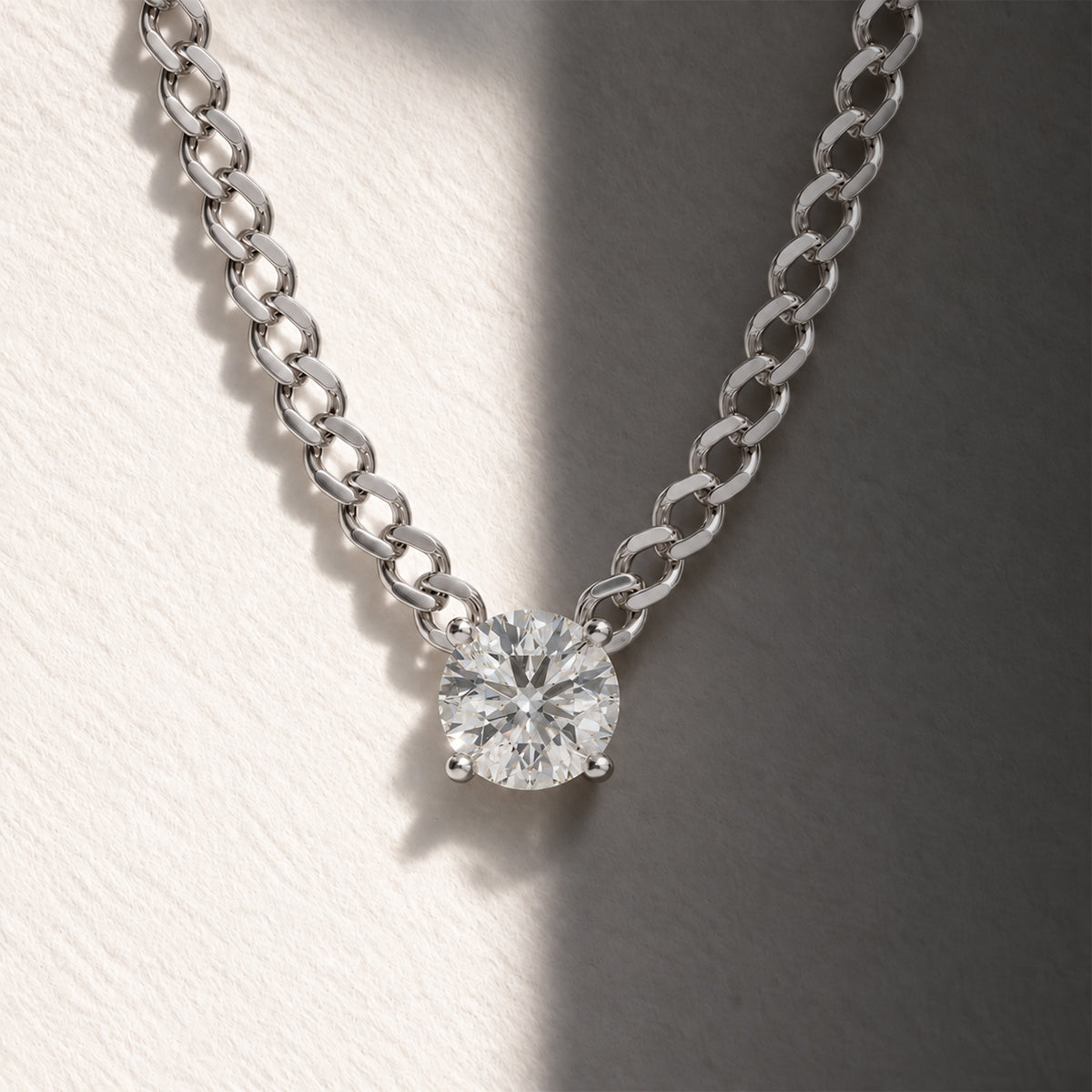 18K White Gold Vermeil / 2 CARAT