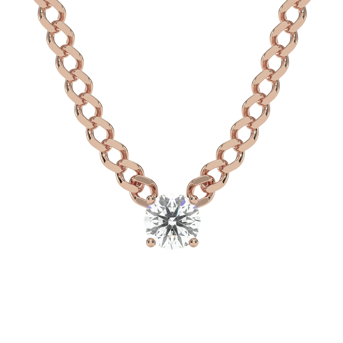 18K Rose Gold Vermeil / 1 CARAT