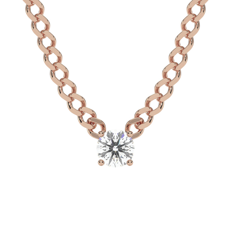 18K Rose Gold Vermeil / 1 CARAT