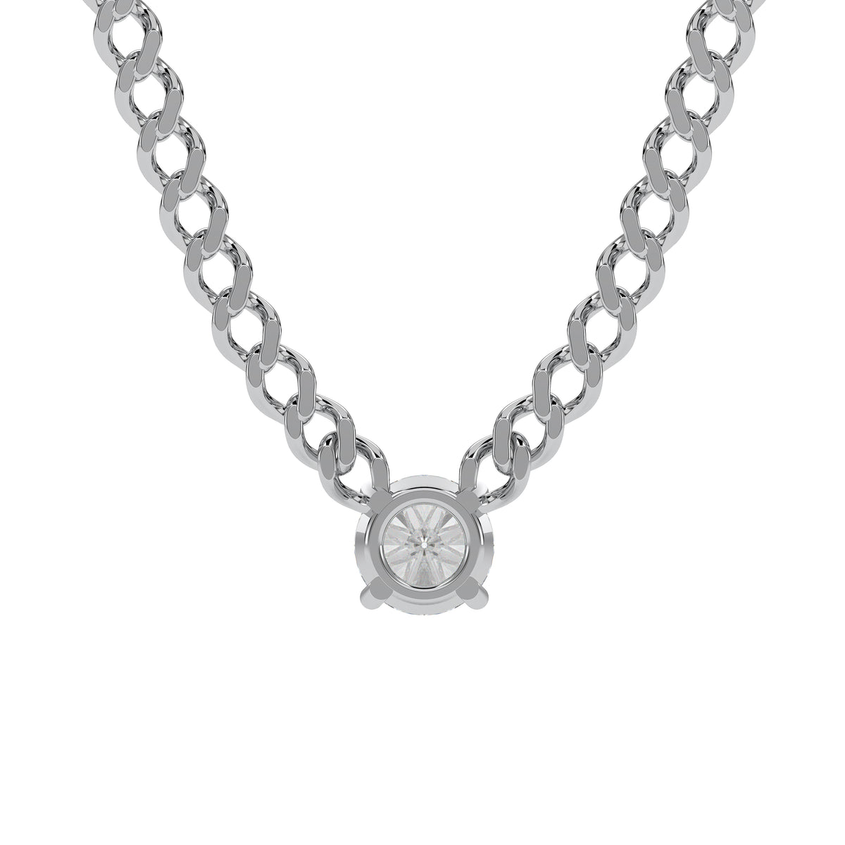 18K White Gold Vermeil / 1 CARAT