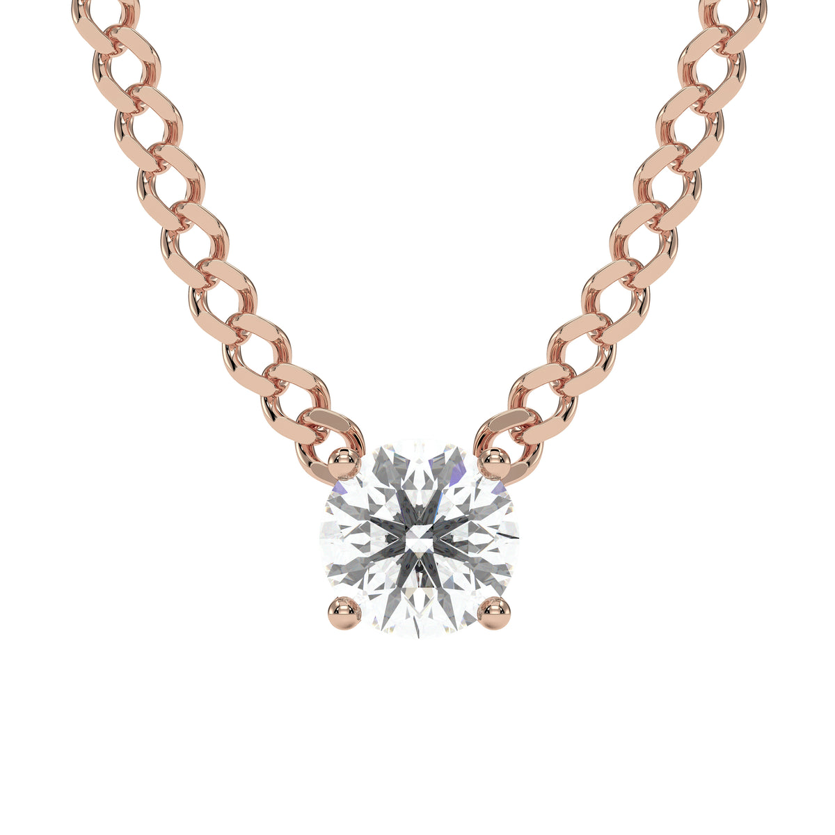 18K Rose Gold Vermeil / 3 CARAT