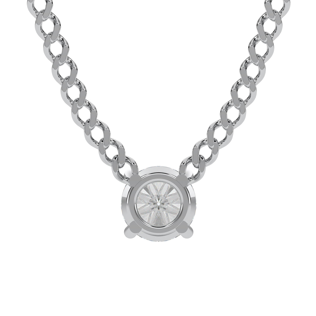18K White Gold Vermeil / 3 CARAT