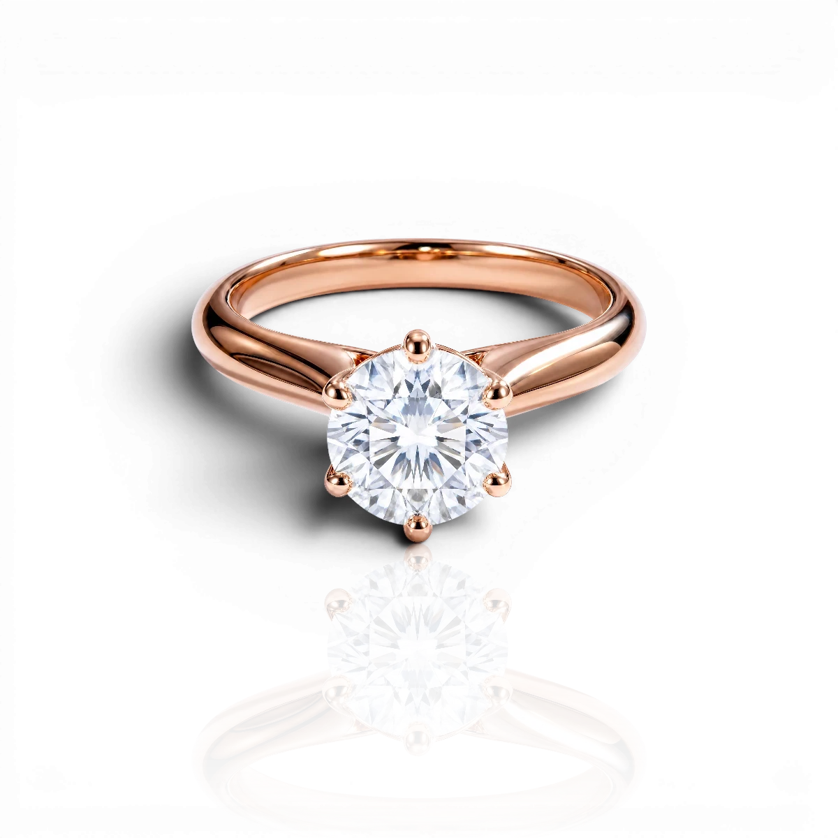 18K Rose Gold Vermeil / 3.00 CARAT