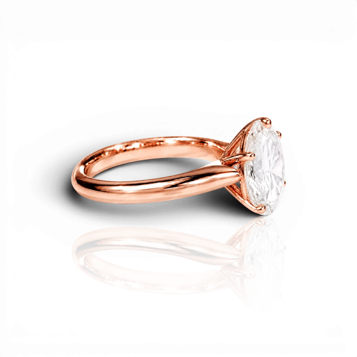 18K Rose Gold Vermeil / 3.00 CARAT