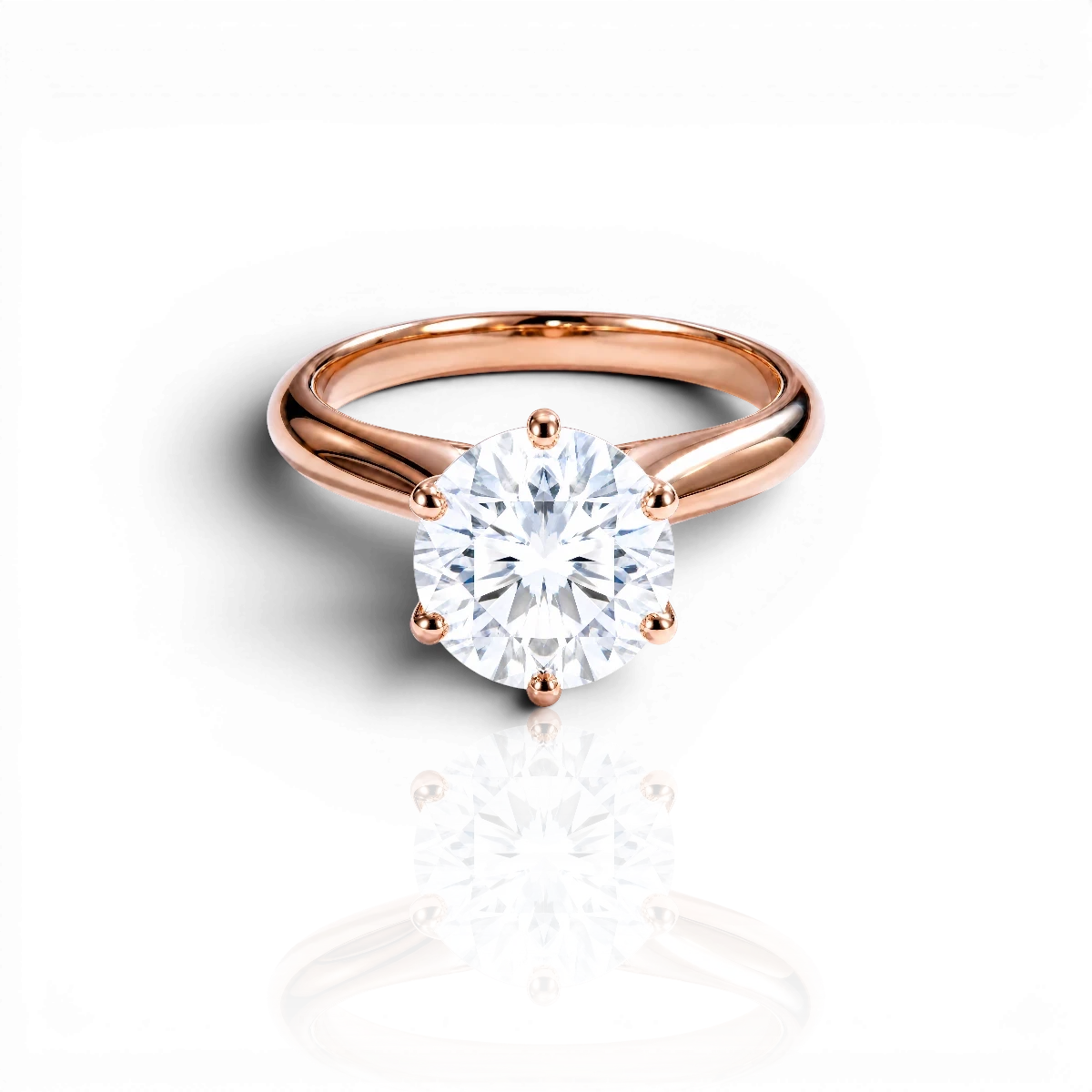 18K Rose Gold Vermeil / 5.00 CARAT