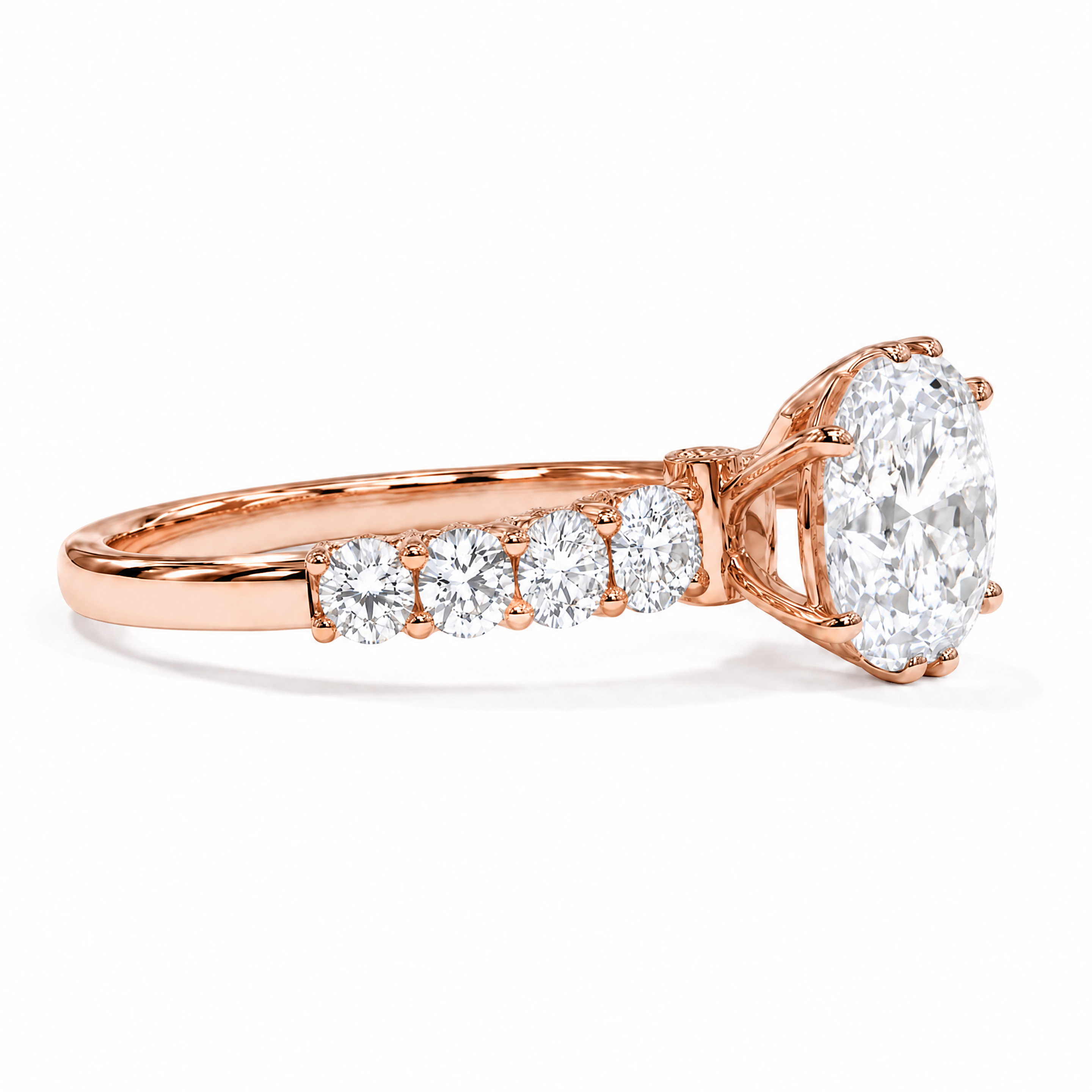 18K Rose Gold Vermeil / 5.00 CARAT
