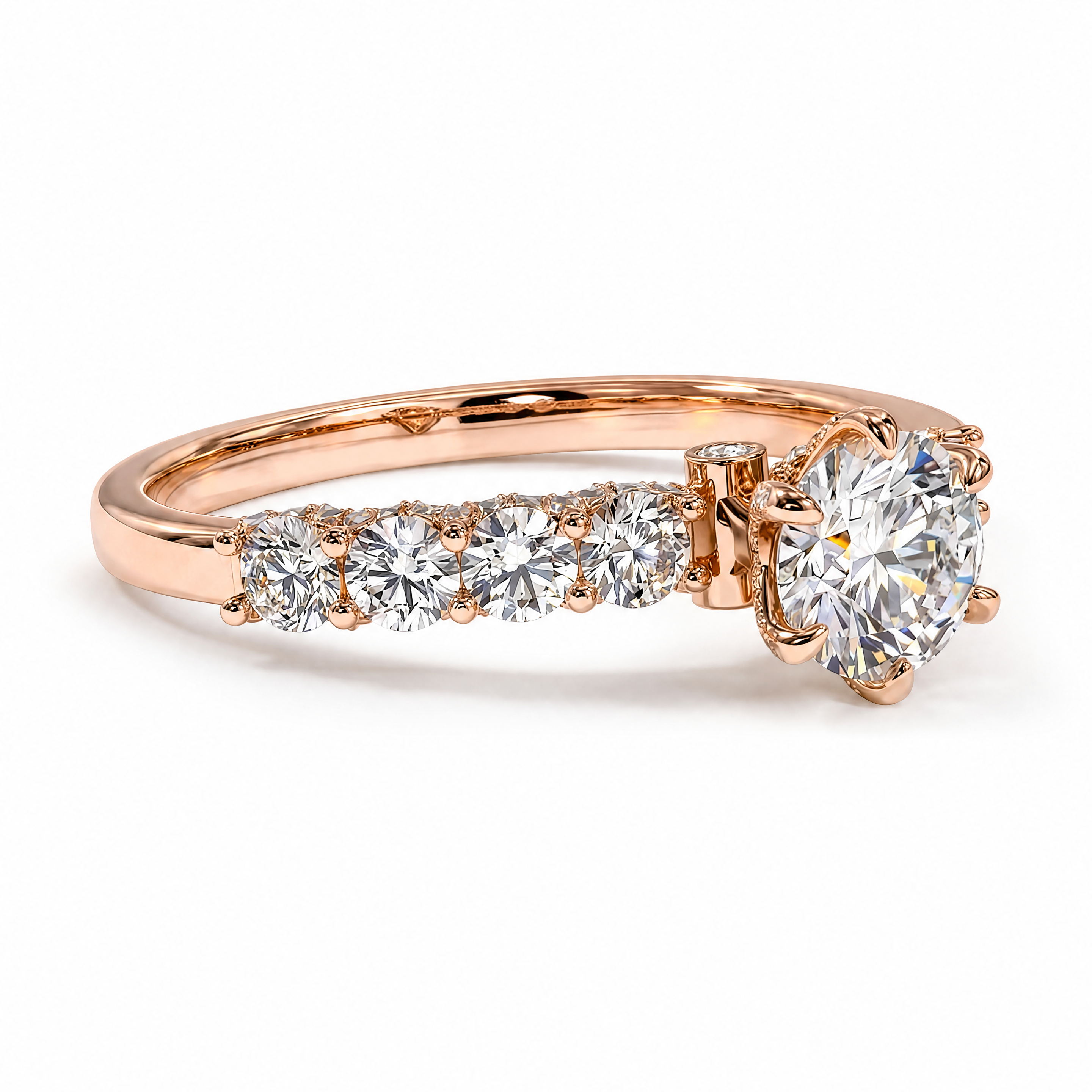 18K Rose Gold Vermeil / 2.00 CARAT