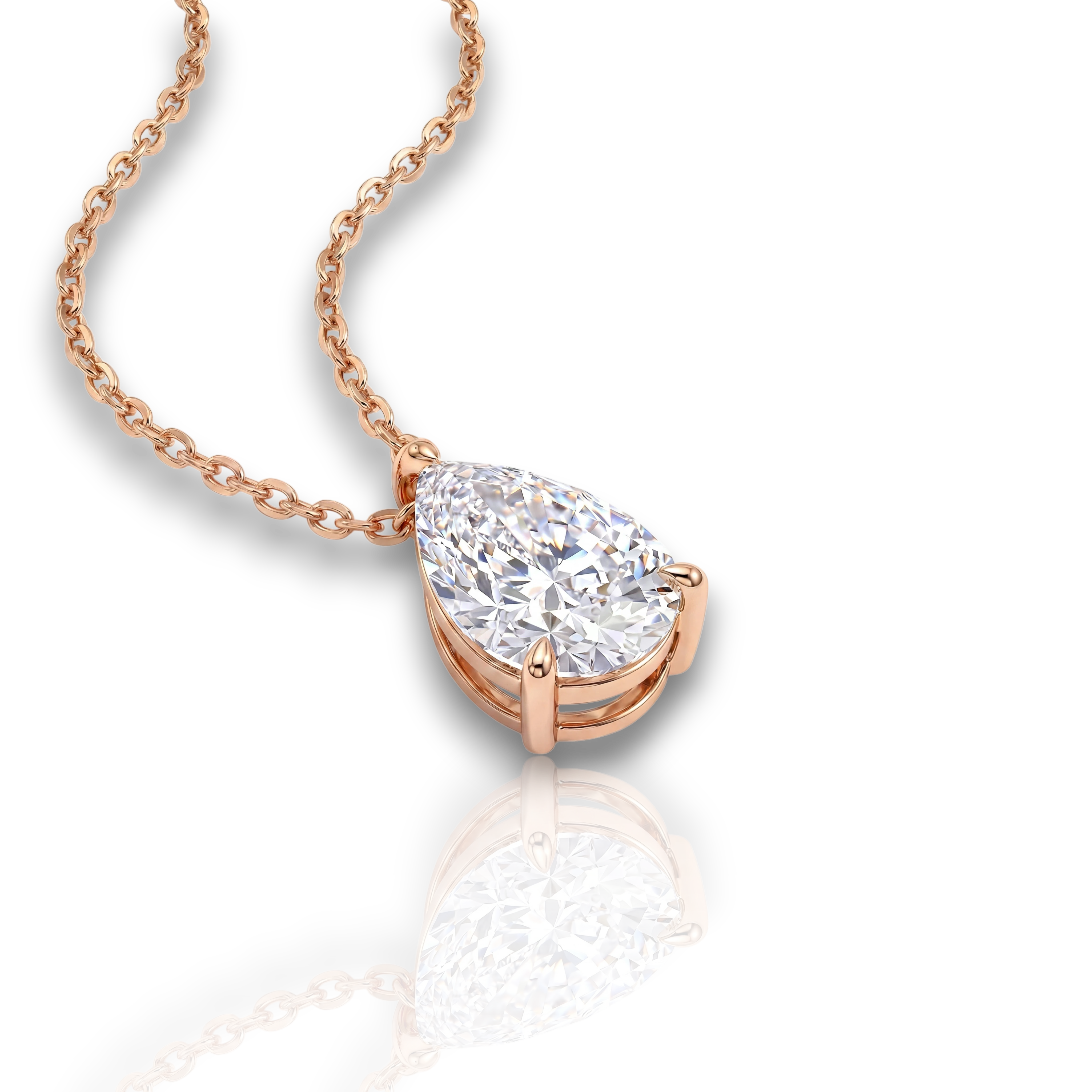 18K Rose Gold Vermeil / 3.00 CARAT