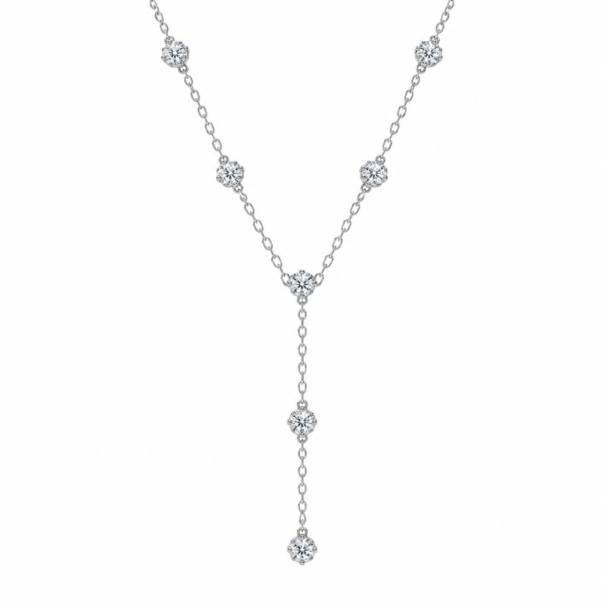 18K White Gold Vermeil