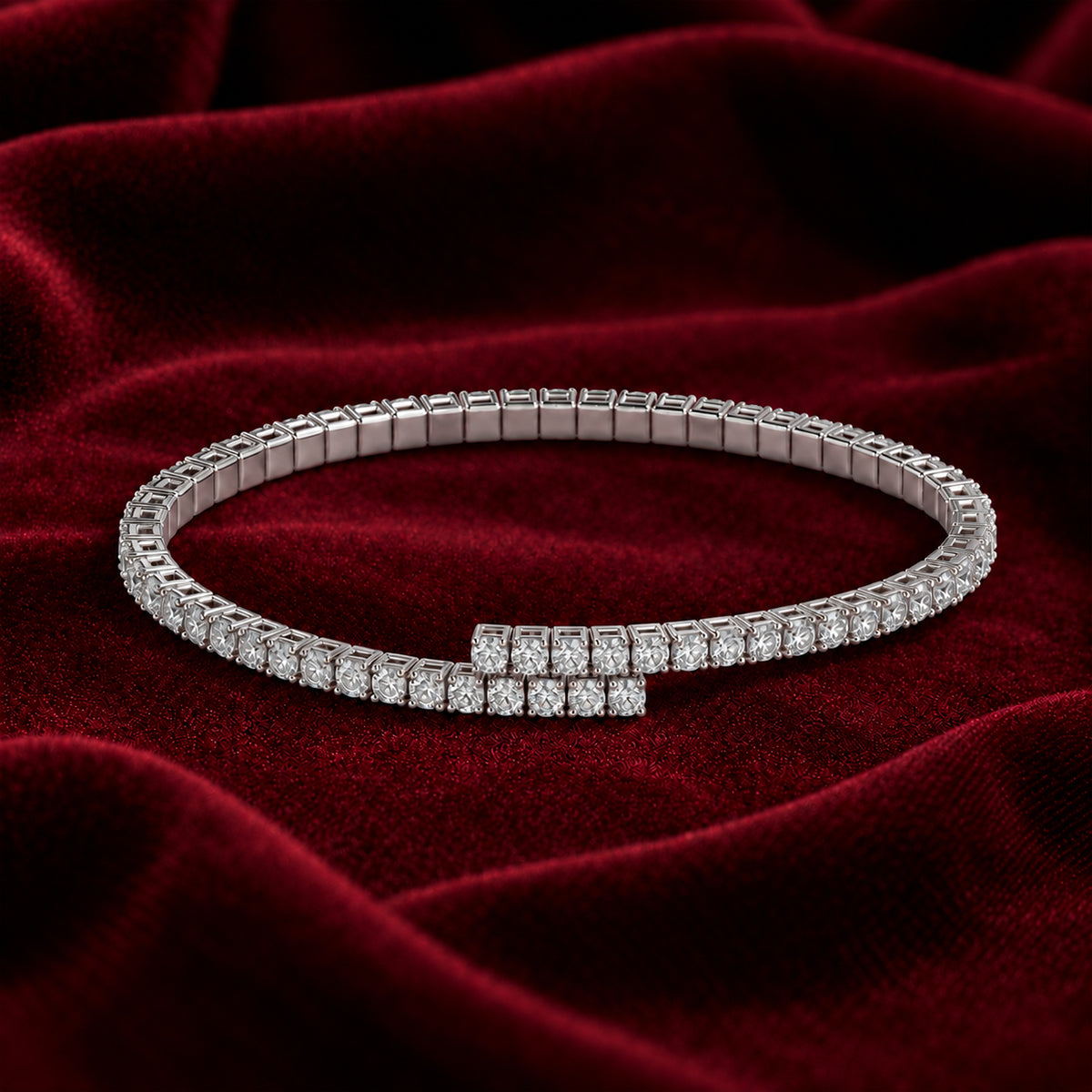 18K White Gold Vermeil