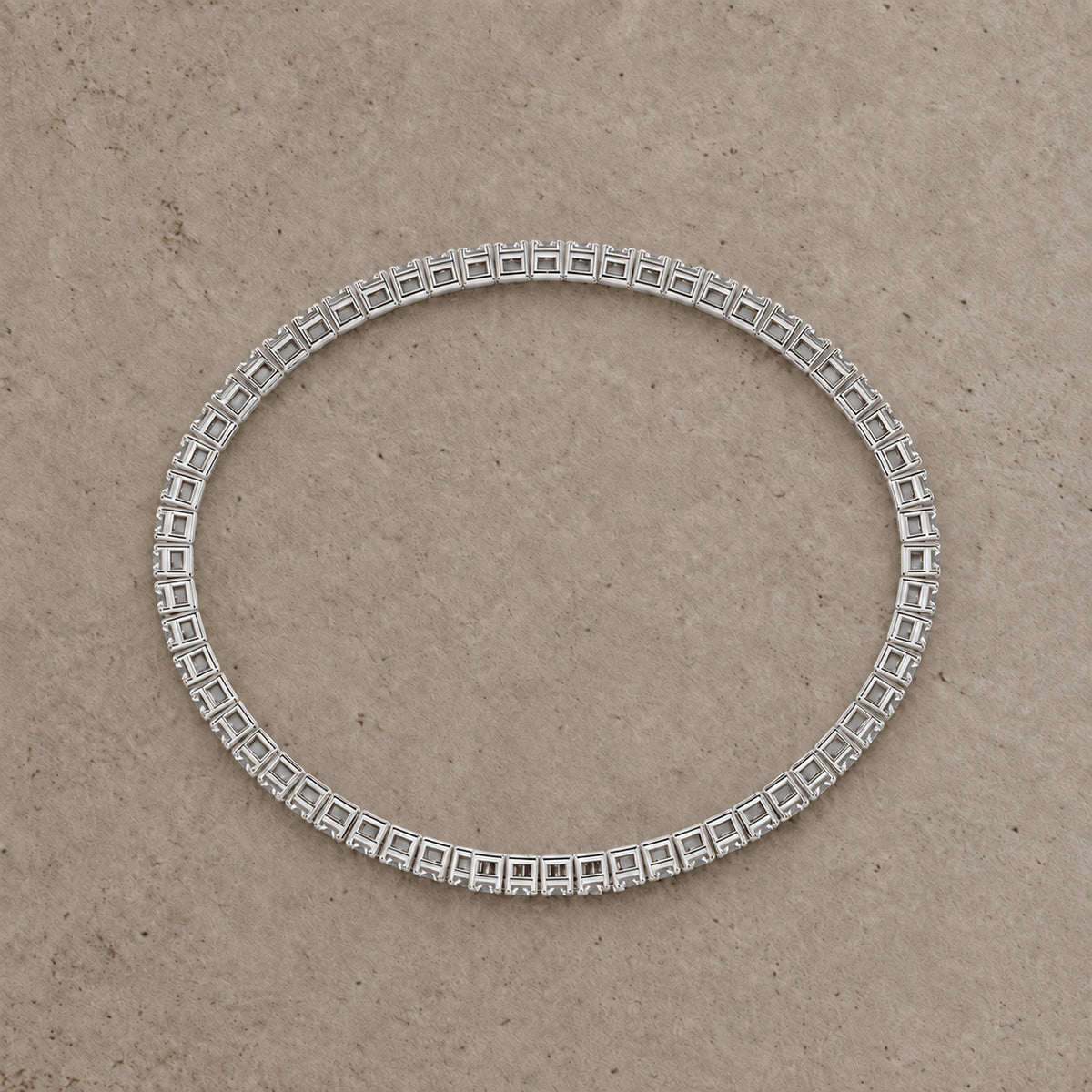 18K White Gold Vermeil