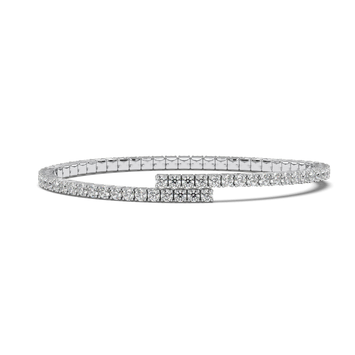 18K White Gold Vermeil