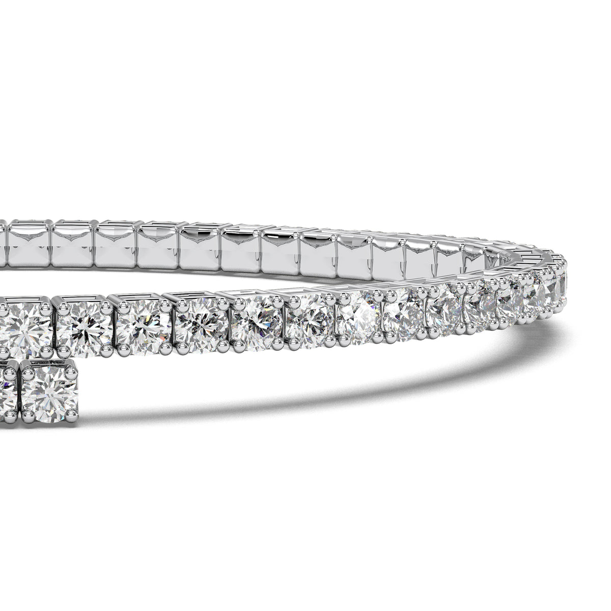 18K White Gold Vermeil