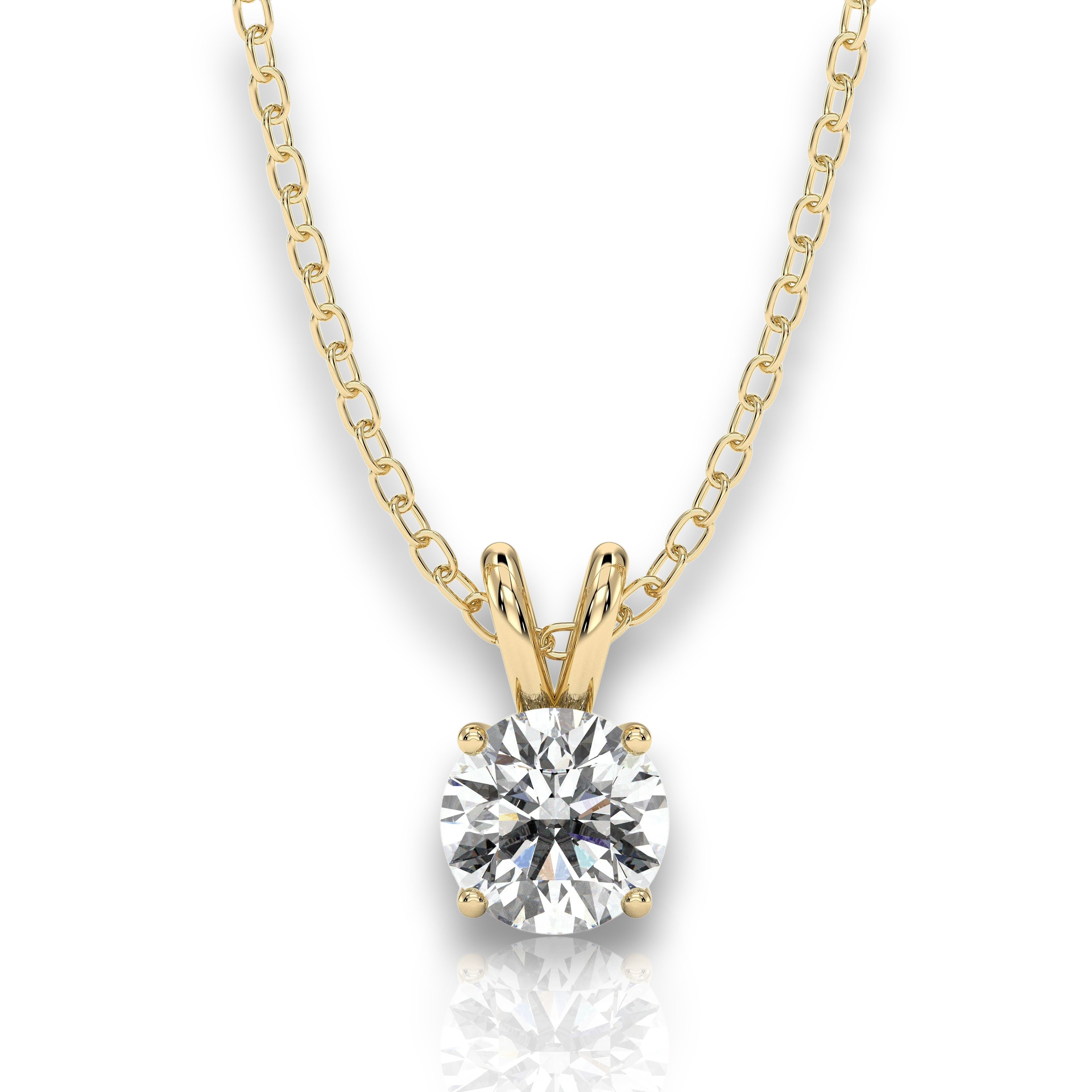 18K Yellow Gold Vermeil / 1.00 CARAT