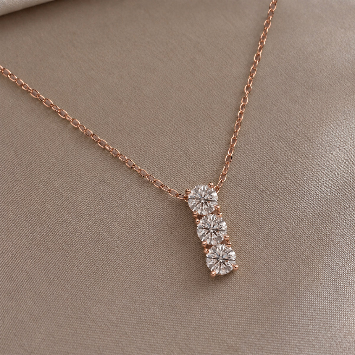 18K Rose Gold Vermeil / 1.50 CARAT