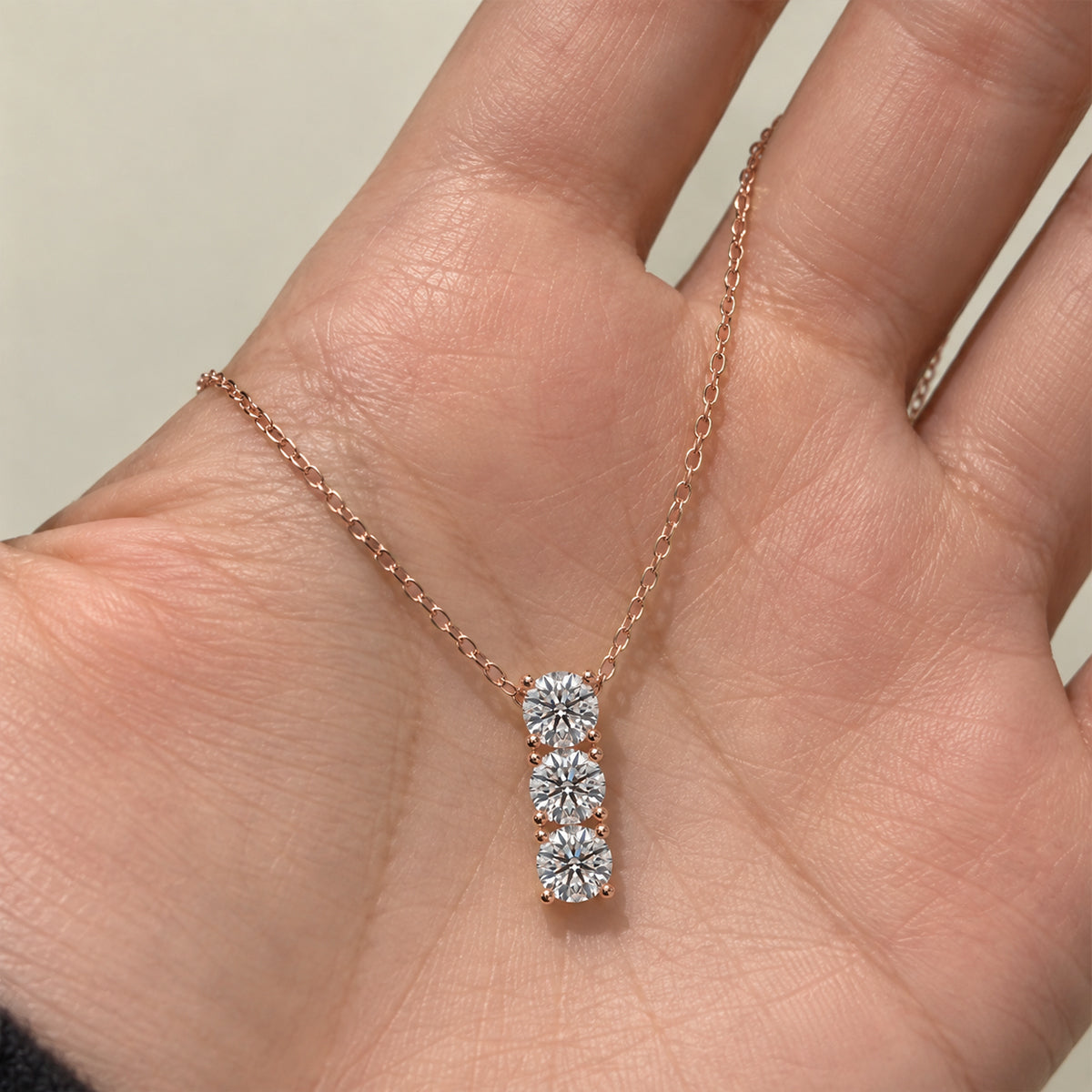 18K Rose Gold Vermeil / 1.50 CARAT